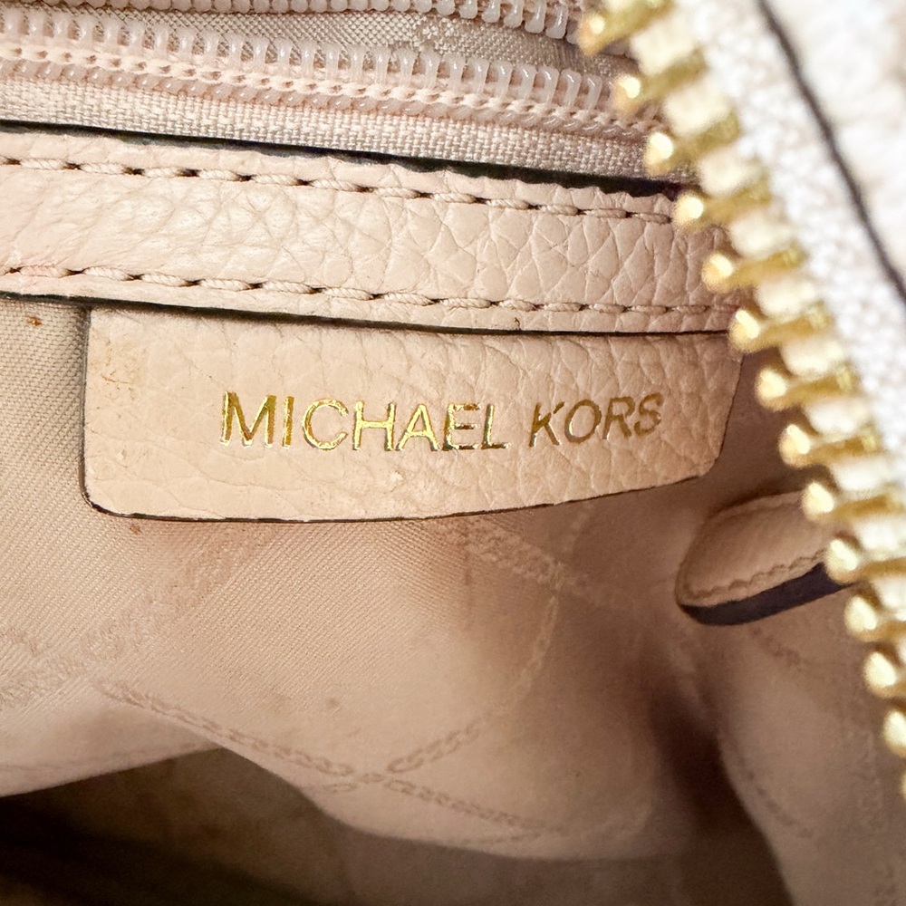 Michael Kors Pebbled Leather Backpack - Soft Blush - Picture 6 of 7